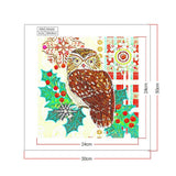 Crystal Rhinestone Diamond Painting Kit - Animal owl - Hibah-Diamond painting art studio