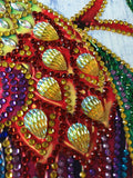 Crystal Rhinestone Diamond Painting Kit - Animal peacock - Hibah-Diamond painting art studio