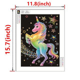 Crystal Rhinestone Diamond Painting Kit - Animal Unicorn - Hibah-Diamond painting art studio