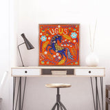 Crystal Rhinestone Diamond Painting Kit - August Horse - Hibah-Diamond painting art studio