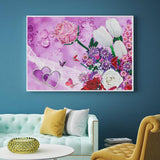 Crystal Rhinestone Diamond Painting Kit - Beautiful flowers - Hibah-Diamond painting art studio