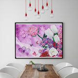 Crystal Rhinestone Diamond Painting Kit - Beautiful flowers - Hibah-Diamond painting art studio