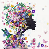 Crystal Rhinestone Diamond Painting Kit - Beautiful girl - Hibah-Diamond painting art studio