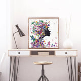 Crystal Rhinestone Diamond Painting Kit - Beautiful girl - Hibah-Diamond painting art studio