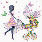 Crystal Rhinestone Diamond Painting Kit - Beautiful lady pushing a stroller - Hibah-Diamond painting art studio