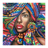 Crystal Rhinestone Diamond Painting Kit - Black Women