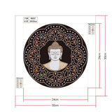 Crystal Rhinestone Diamond Painting Kit - Buddhist Buddha Statue - Hibah-Diamond painting art studio
