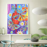 Crystal Rhinestone Diamond Painting Kit - Butterflies and dragonflies - Hibah-Diamond painting art studio