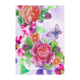 Crystal Rhinestone Diamond Painting Kit - Butterflies and Flowers