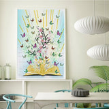 Crystal Rhinestone Diamond Painting Kit - Butterflies fly out of the book - Hibah-Diamond painting art studio
