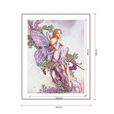 Crystal Rhinestone Diamond Painting Kit - Butterfly Girl (16x20inch) - Hibah-Diamond painting art studio