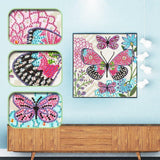 Crystal Rhinestone Diamond Painting Kit - Butterfly - Hibah-Diamond painting art studio