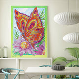 Crystal Rhinestone Diamond Painting Kit - butterfly - Hibah-Diamond painting art studio