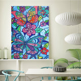 Crystal Rhinestone Diamond Painting Kit - Butterfly - Hibah-Diamond painting art studio