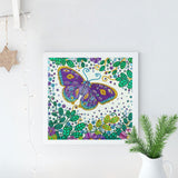 Crystal Rhinestone Diamond Painting Kit - Butterfly - Hibah-Diamond painting art studio