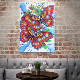 Crystal Rhinestone Diamond Painting Kit - Butterfly - Hibah-Diamond painting art studio