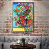 Crystal Rhinestone Diamond Painting Kit - Butterfly - Hibah-Diamond painting art studio