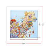 Crystal Rhinestone Diamond Painting Kit - Camel - Hibah-Diamond painting art studio