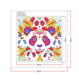 Crystal Rhinestone Diamond Painting Kit - Cartoon Animal Panda - Hibah-Diamond painting art studio
