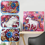 Crystal Rhinestone Diamond Painting Kit - Cartoon Animal Unicorn - Hibah-Diamond painting art studio