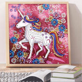 Crystal Rhinestone Diamond Painting Kit - Cartoon Animal Unicorn - Hibah-Diamond painting art studio