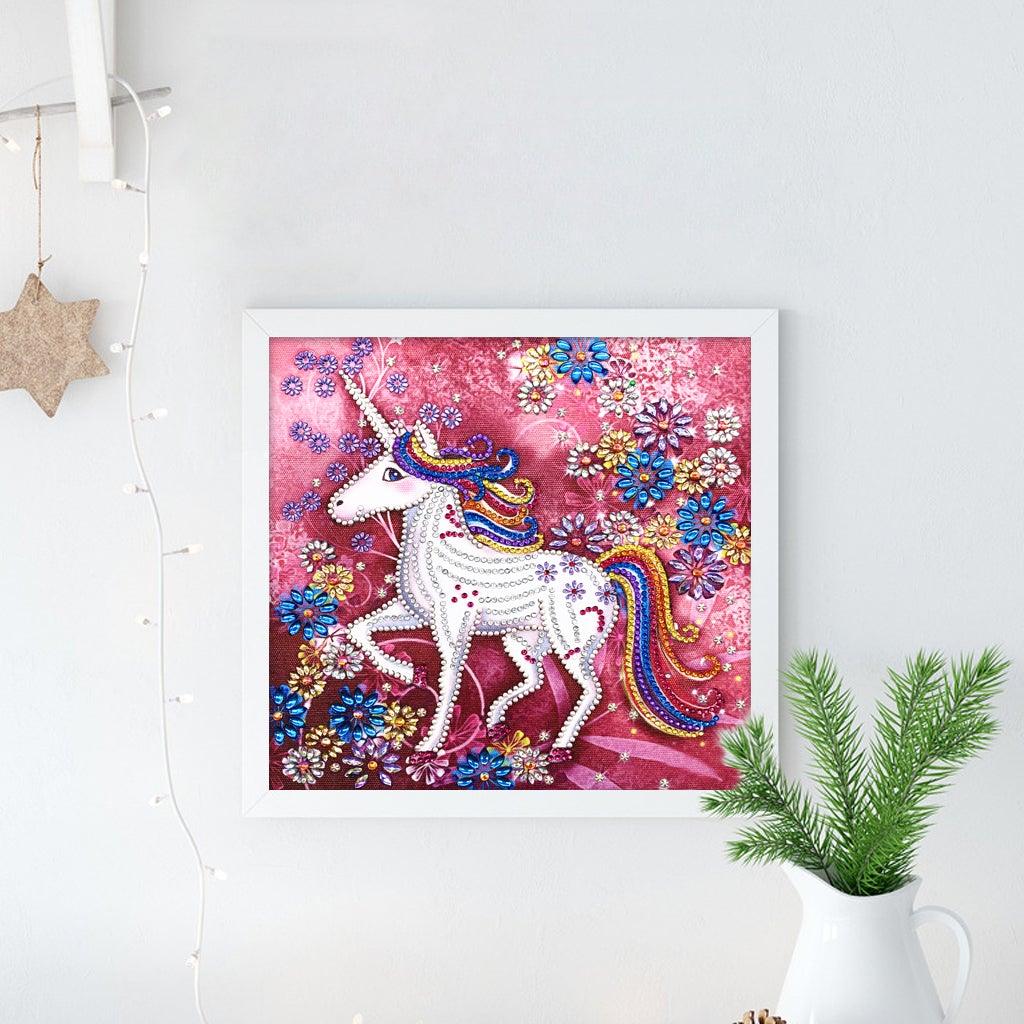 Crystal Rhinestone Diamond Painting Kit - Cartoon Animal Unicorn - Hibah-Diamond painting art studio