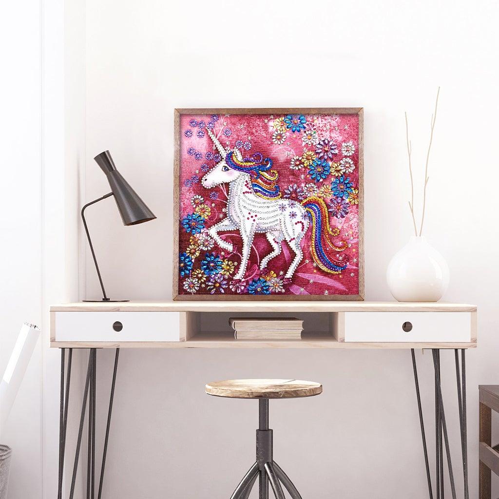Crystal Rhinestone Diamond Painting Kit - Cartoon Animal Unicorn - Hibah-Diamond painting art studio