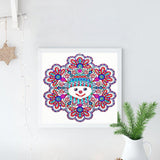 Crystal Rhinestone Diamond Painting Kit - Cartoon Christmas Snowman Doll - Hibah-Diamond painting art studio