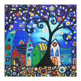 Crystal Rhinestone Diamond Painting Kit - Cartoon House - Hibah-Diamond painting art studio