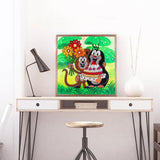 Crystal Rhinestone Diamond Painting Kit - Cartoon monkey and penguin - Hibah-Diamond painting art studio