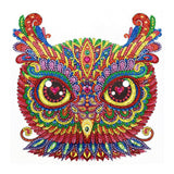 Crystal Rhinestone Diamond Painting Kit - Cartoon Owl - Hibah-Diamond painting art studio
