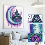 Crystal Rhinestone Diamond Painting Kit - Cartoon Owl - Hibah-Diamond painting art studio