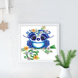 Crystal Rhinestone Diamond Painting Kit - Cartoon Owl - Hibah-Diamond painting art studio