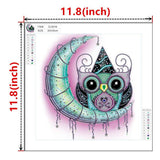 Crystal Rhinestone Diamond Painting Kit - Cartoon Owl - Hibah-Diamond painting art studio