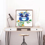 Crystal Rhinestone Diamond Painting Kit - Cartoon Owl - Hibah-Diamond painting art studio