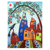 Crystal Rhinestone Diamond Painting Kit - Cartoon Town