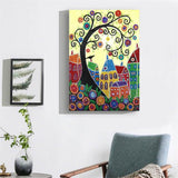 Crystal Rhinestone Diamond Painting Kit - Cartoon Town - Hibah-Diamond painting art studio
