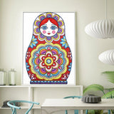 Crystal Rhinestone Diamond Painting Kit - Ceramic Doll - Hibah-Diamond painting art studio