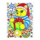 Crystal Rhinestone Diamond Painting Kit - Christmas bear - Hibah-Diamond painting art studio