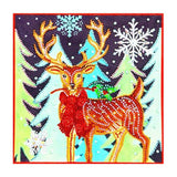 Crystal Rhinestone Diamond Painting Kit - Christmas deer - Hibah-Diamond painting art studio