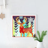 Crystal Rhinestone Diamond Painting Kit - Christmas deer - Hibah-Diamond painting art studio