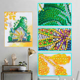 Crystal Rhinestone Diamond Painting Kit - Christmas gnome - Hibah-Diamond painting art studio