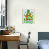 Crystal Rhinestone Diamond Painting Kit - Christmas gnome - Hibah-Diamond painting art studio
