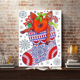 Crystal Rhinestone Diamond Painting Kit - Christmas stocking - Hibah-Diamond painting art studio