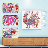 Crystal Rhinestone Diamond Painting Kit - Cock - Hibah-Diamond painting art studio