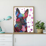 Crystal Rhinestone Diamond Painting Kit - Colorful Dog - Hibah-Diamond painting art studio