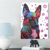 Crystal Rhinestone Diamond Painting Kit - Colorful Dog - Hibah-Diamond painting art studio