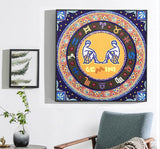 Crystal Rhinestone Diamond Painting Kit- Compass Gemini - Hibah-Diamond?painting art studio
