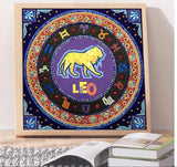 Crystal Rhinestone Diamond Painting Kit - Compass LEO - Hibah-Diamond painting art studio