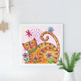 Crystal Rhinestone Diamond Painting Kit - Cute cat - Hibah-Diamond painting art studio